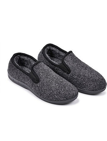 OZABI: Zapatillas de casa para mujer, tipo charentaise, cálidas, forradas y con suela antideslizante