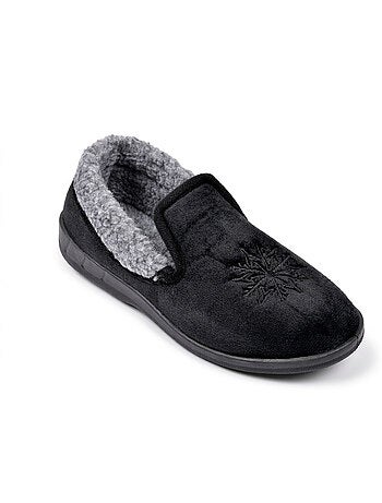 OZABI: zapatillas de terciopelo para mujer, tipo charentaise, cálidas y antideslizantes