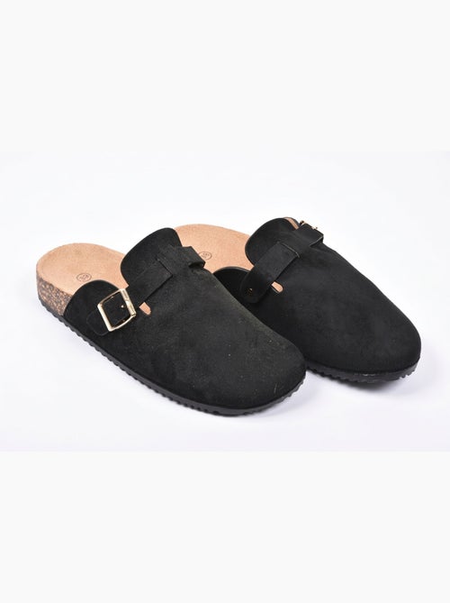 OZABI: zuecos cómodos para mujer con hebilla ajustable y suela de corcho - Kiabi