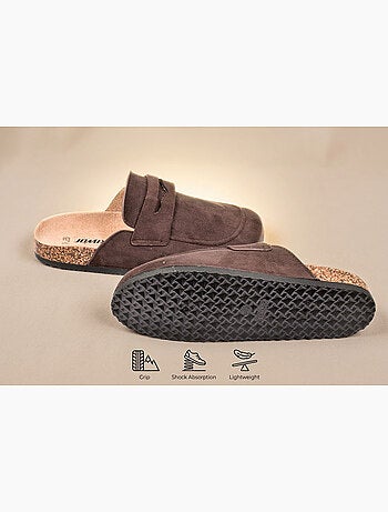 OZABI: zuecos de hombre tipo mules cerrados y cómodos de nubuck