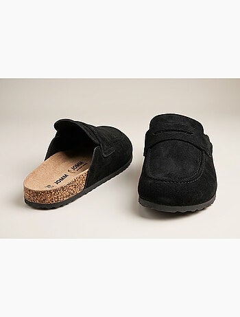 OZABI: zuecos de hombre tipo mules cerrados y cómodos de nubuck