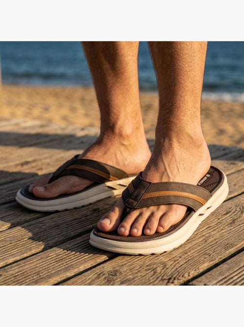 OZABI:chanclas cómodas para hombre con suela gruesa antideslizante,ideales para el verano y la playa - Kiabi OZABI:chanclas cómodas para hombre con suela gruesa antideslizante,ideales para el verano y la playa - Kiabi