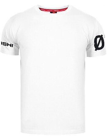 Ozoshi - Camiseta Diseño Estampado de Mangas para Hombre