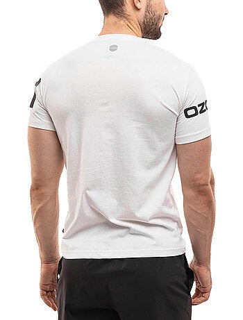 Ozoshi - Camiseta Diseño Estampado de Mangas para Hombre