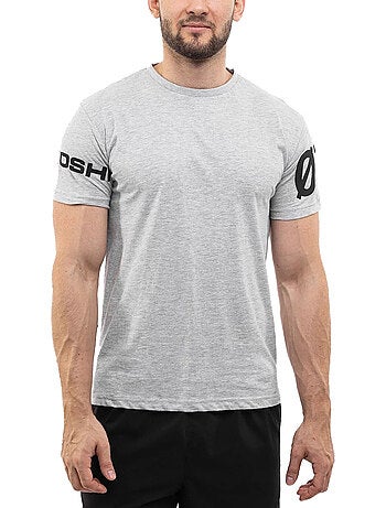 Ozoshi - Camiseta Diseño Estampado de Mangas para Hombre
