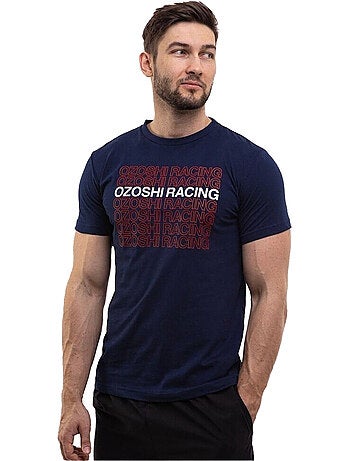 Ozoshi - Camiseta Diseño Logo Repetido para Hombre