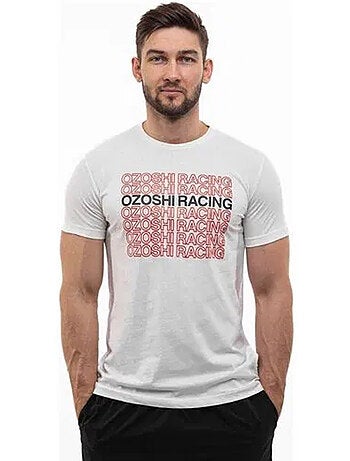 Ozoshi - Camiseta Diseño Logo Repetido para Hombre