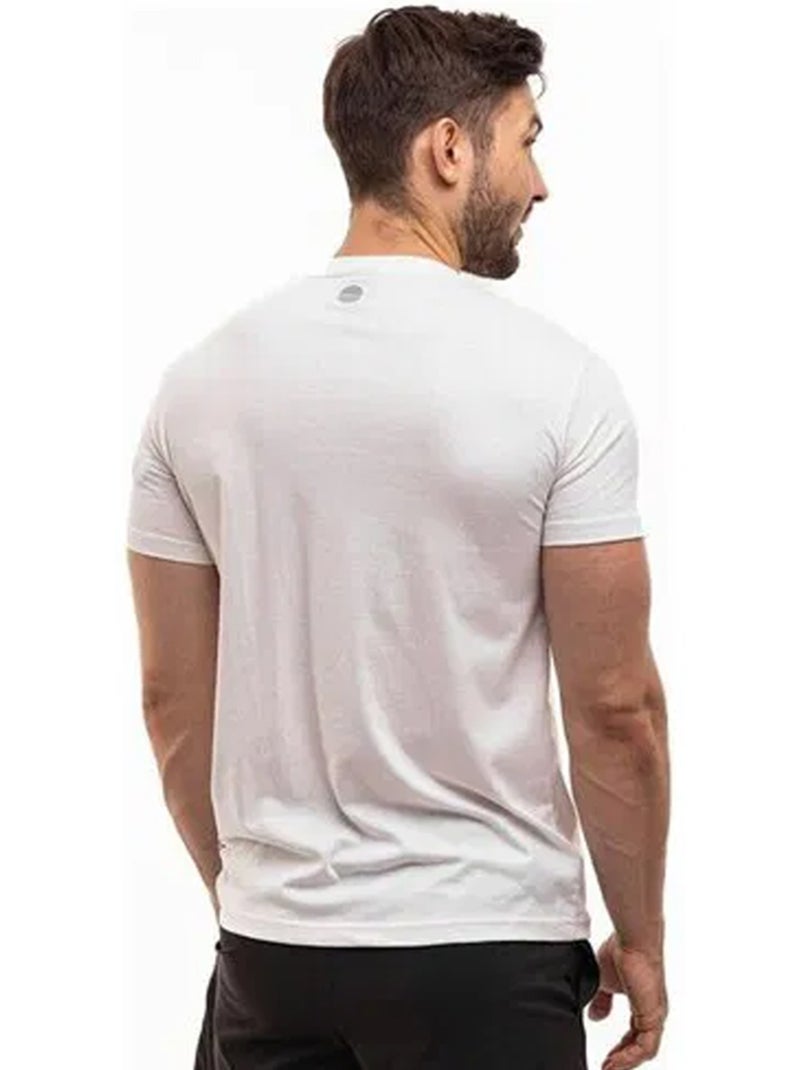 Ozoshi - Camiseta Diseño Logo Repetido para Hombre Blanco - Kiabi