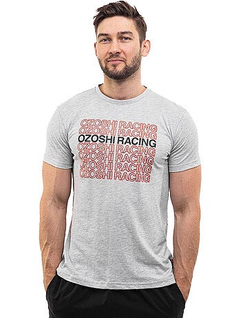 Ozoshi - Camiseta Diseño Logo Repetido para Hombre