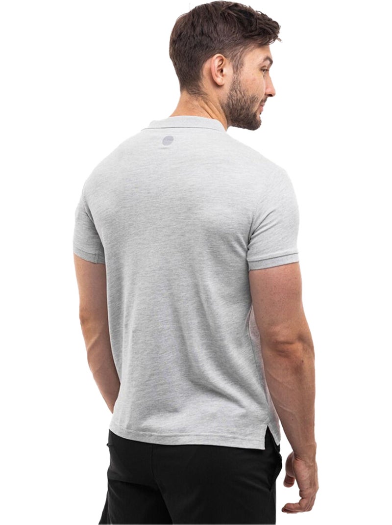 Ozoshi - Camiseta Diseño Logo Repetido para Hombre Gris - Kiabi