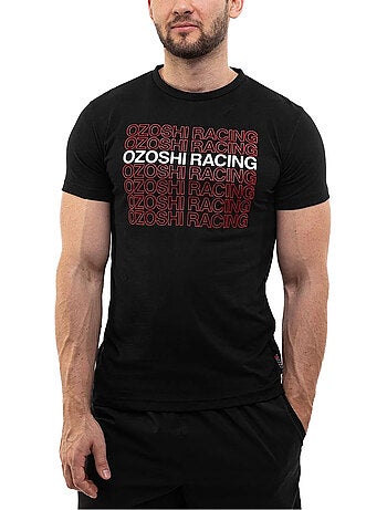Ozoshi - Camiseta Diseño Logo Repetido para Hombre