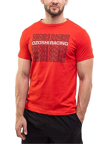 Ozoshi - Camiseta Diseño Logo Repetido para Hombre