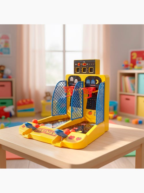 Pac-man juego basket arcade de mesa con luz y sonido - Kiabi