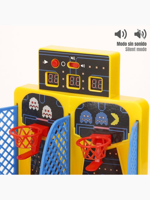 Pac-man juego basket arcade de mesa con luz y sonido - Kiabi