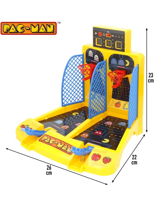 Pac-man juego basket arcade de mesa con luz y sonido - Kiabi