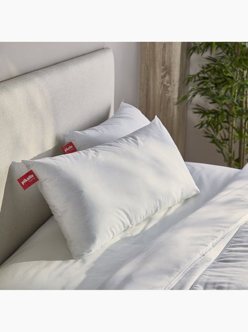 Pack 2 almohadas de fibra- tacto gel - dormir de lado - firmeza media-alta - Kiabi