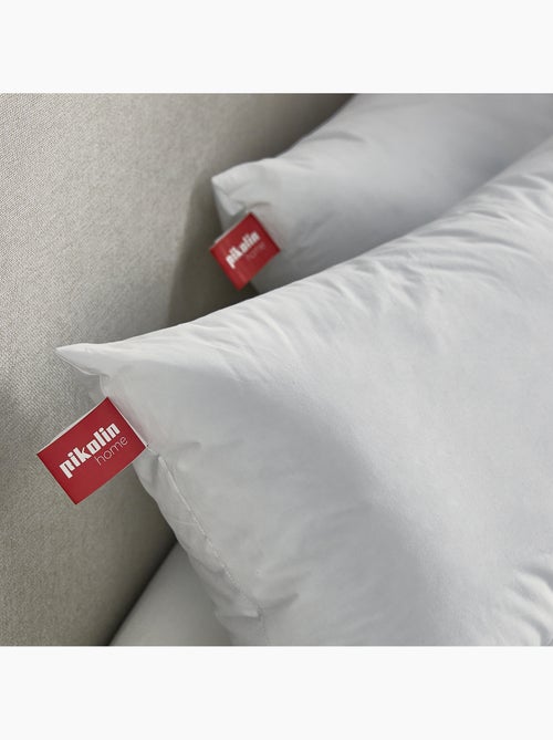 Pack 2 almohadas de fibra- tacto gel - dormir de lado - firmeza media-alta - Kiabi