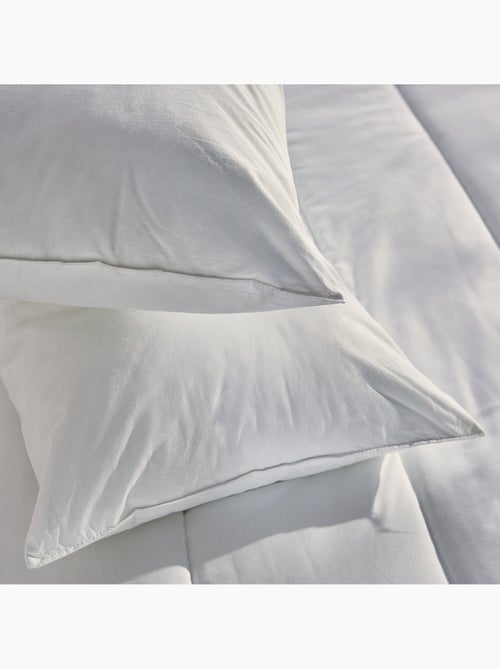 Pack 2 almohadas de fibra- tacto gel - dormir de lado - firmeza media-alta - Kiabi
