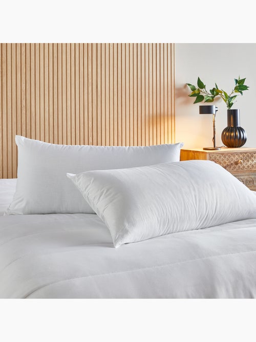 Pack 2 almohadas de Fibra Antiácaros - Firmeza media - Kiabi