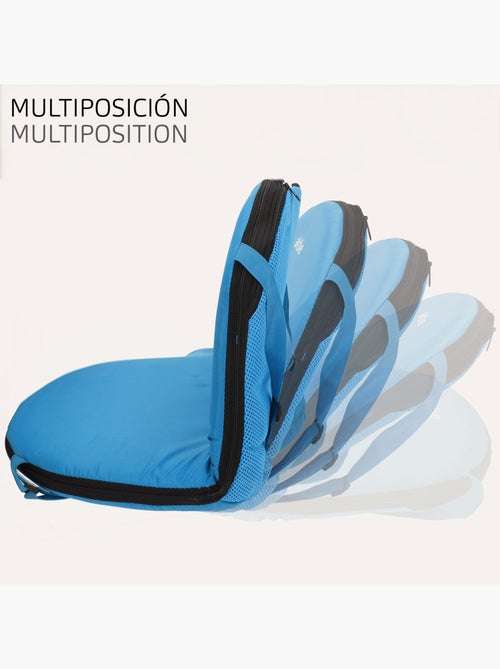 Pack 2 asientos plegables 64x24x5,5 cm con respaldo ajustable aktive - Kiabi