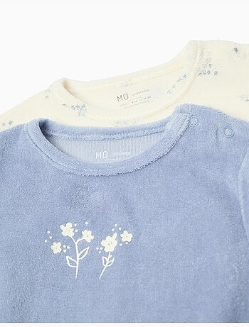 Pack 2 Babygrow Velvet, MO Fashion