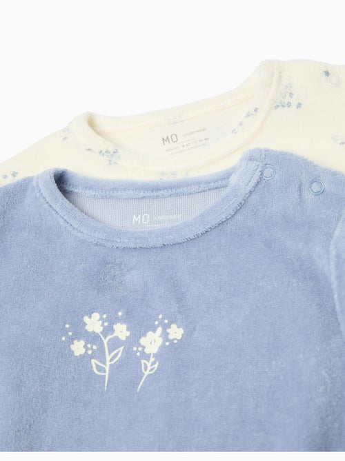 Pack 2 Babygrow Velvet, MO Fashion - Kiabi