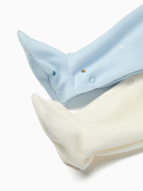 Pack 2 Babygrow Velvet, MO Fashion - Kiabi