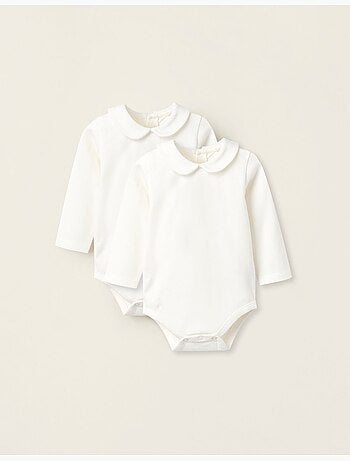 Pack 2 bodies con cuello babero
