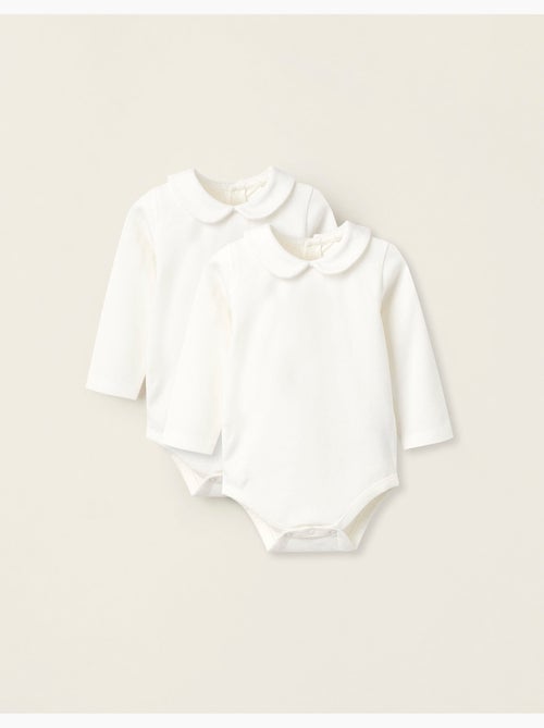 Pack 2 bodies con cuello babero - Kiabi
