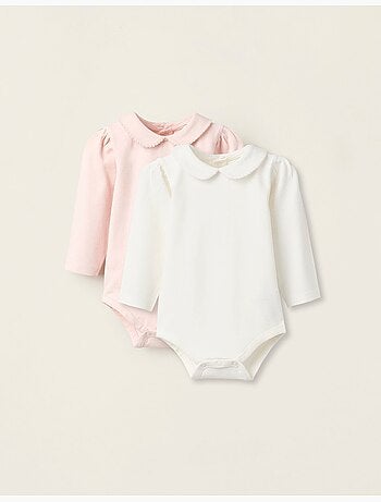Pack 2 bodies con cuello babero