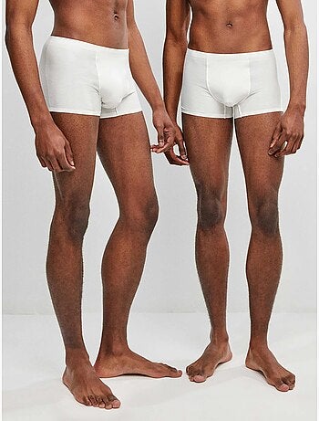 Pack 2 boxer hombre lisos, bajos sin costuras, de modal