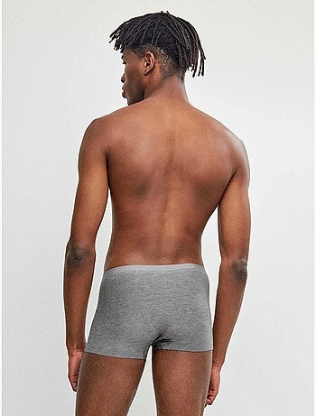 Pack 2 boxer hombre lisos, bajos sin costuras, de modal