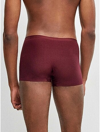 Pack 2 boxer hombre lisos, bajos sin costuras, de modal