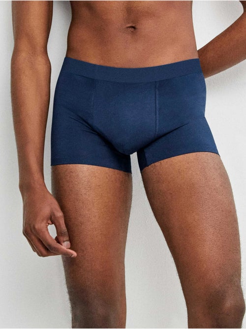 Pack 2 boxer hombre lisos, bajos sin costuras, de modal - Kiabi Pack 2 boxer hombre lisos, bajos sin costuras, de modal - Kiabi