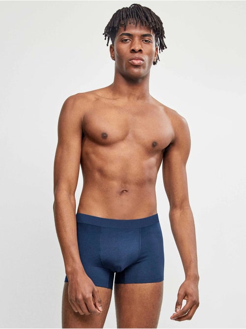 Pack 2 boxer hombre lisos, bajos sin costuras, de modal - Kiabi Pack 2 boxer hombre lisos, bajos sin costuras, de modal - Kiabi