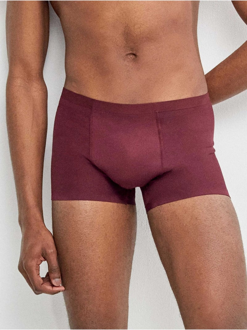 Pack 2 boxer hombre lisos, bajos sin costuras, de modal Multicolor - Kiabi