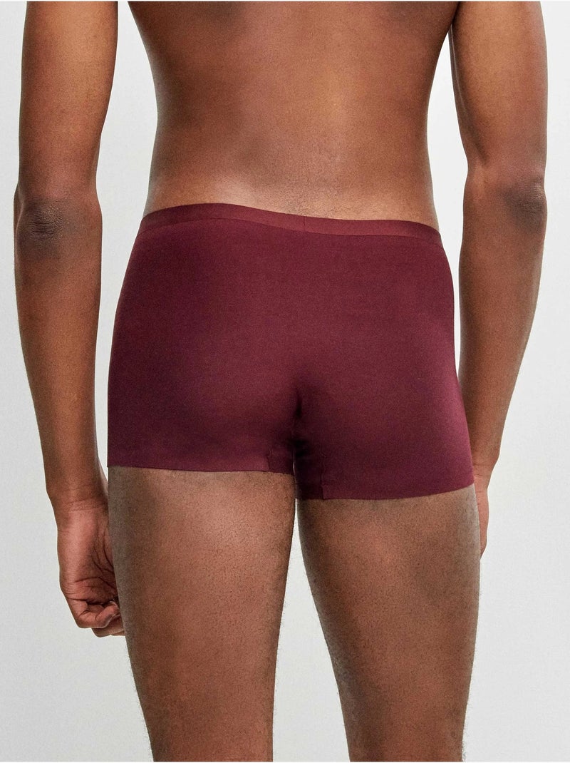 Pack 2 boxer hombre lisos, bajos sin costuras, de modal Multicolor - Kiabi