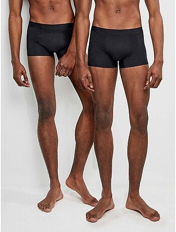 Pack 2 boxer hombre lisos, bajos sin costuras, de modal