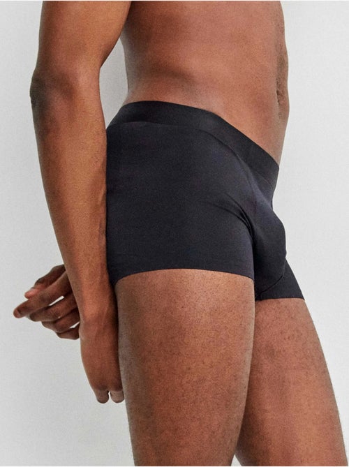 Pack 2 boxer hombre lisos, bajos sin costuras, de modal - Kiabi Pack 2 boxer hombre lisos, bajos sin costuras, de modal - Kiabi