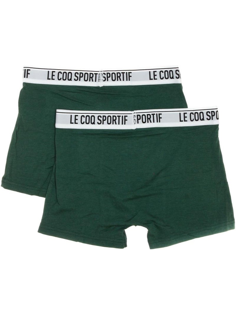Pack 2 Bóxers de Hombre Le Coq Sportif Verde - Kiabi