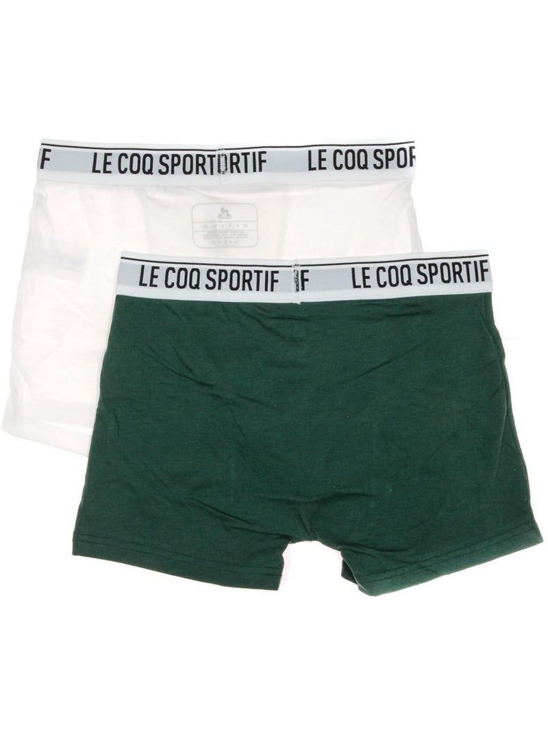 Pack 2 Bóxers Le Coq Sportif para Hombre - Verde - Kiabi