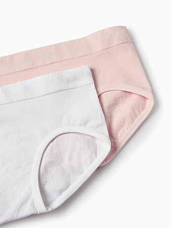 Pack 2 bragas hípsters de microfibra