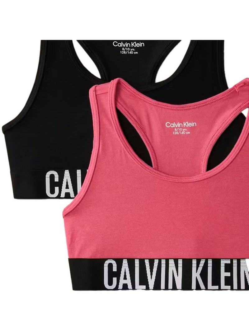 Pack 2 Bralettes Calvin Klein Jeans para Niña en Rosa - Kiabi