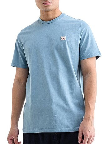 Pack 2 Camisetas Calvin Klein Hombre con Etiqueta Tejida