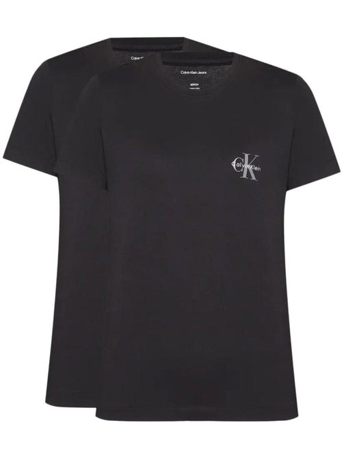 Pack 2 Camisetas Calvin Klein Jeans Mujer con Monograma - Kiabi