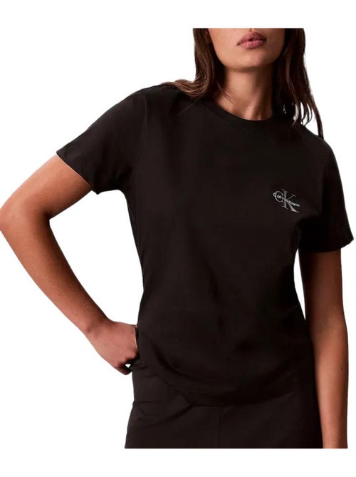Pack 2 Camisetas Calvin Klein Jeans Mujer con Monograma - Kiabi