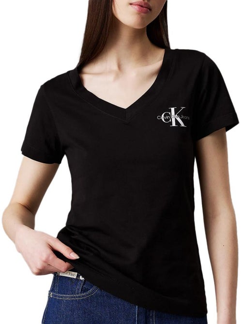 Pack 2 Camisetas Calvin Klein Jeans Mujer - Kiabi Pack 2 Camisetas Calvin Klein Jeans Mujer - Kiabi