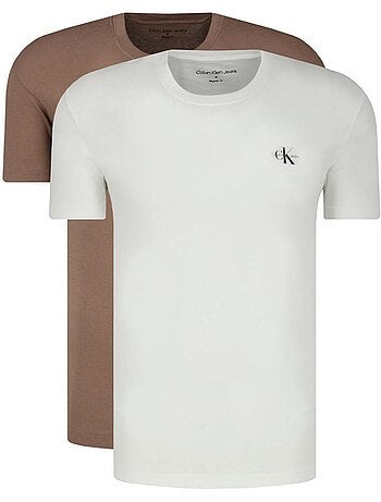 Pack 2 Camisetas Calvin Klein Jeans para Hombre