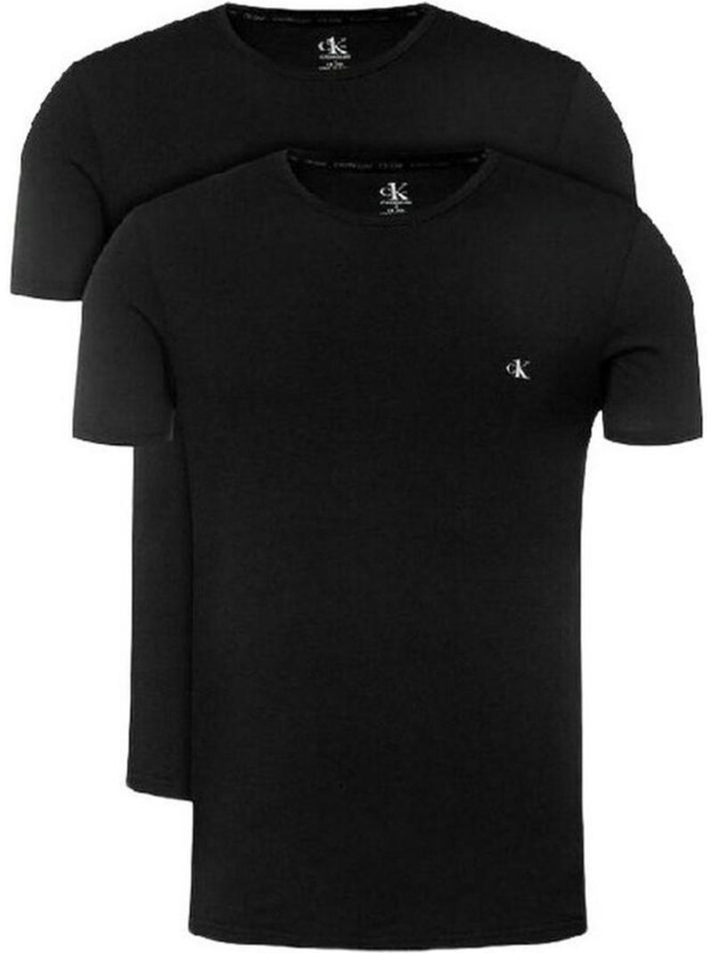 Pack 2 Camisetas Calvin Klein Jeans para Hombre Negro - Kiabi