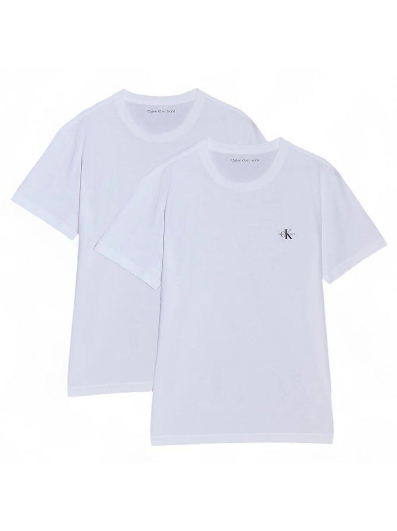 Pack 2 Camisetas Calvin Klein para Hombre Blanco - Kiabi